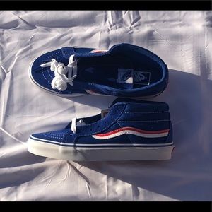 Vans Sk8-Mid Reissue MLB Cubs style